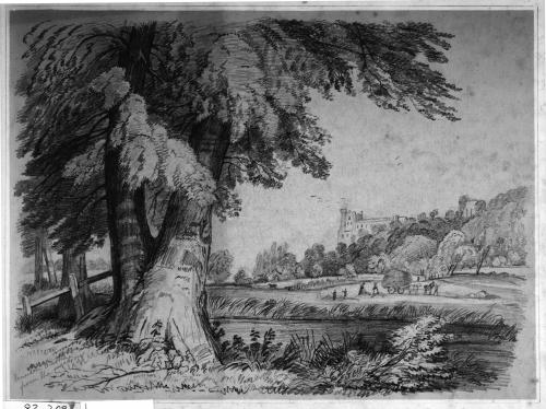 Portfolio of 20 landscape drawings [1 of 20]