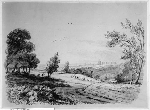 Portfolio of 20 landscape drawings [15 of 20]