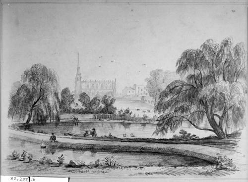 Portfolio of 20 landscape drawings [16 of 20]