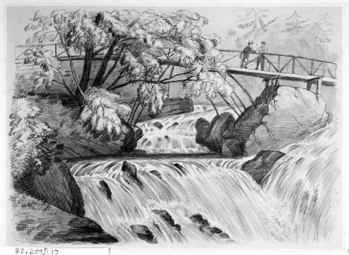 Portfolio of 20 landscape drawings [17 of 20]