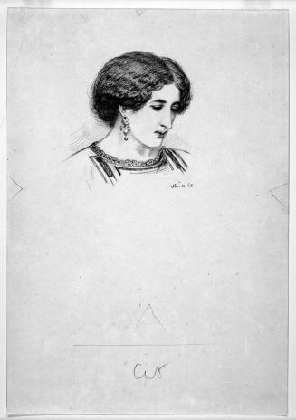 Study for Lady with a Dove, Madame Loeser