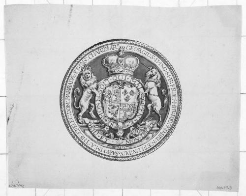 Drawing for Royal Seals or Costume Studies