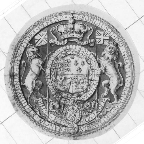 Drawing for Royal Seals or Costume Studies