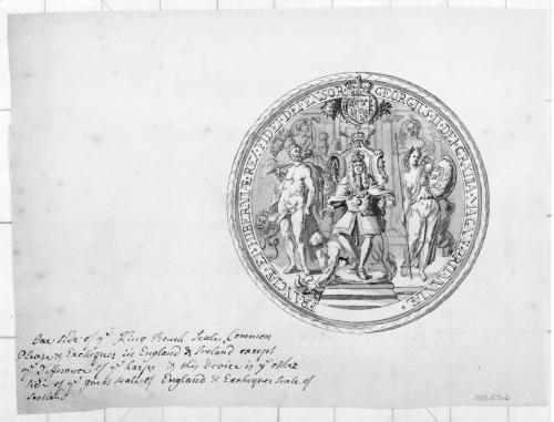 Drawing for Royal Seals or Costume Studies