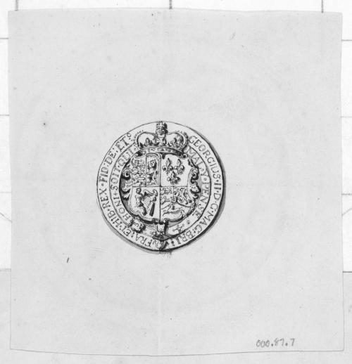 Drawing for Royal Seals or Costume Studies