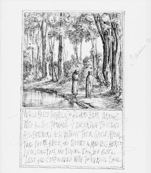 Illustrations to Thomas Parnell's "Hermit"