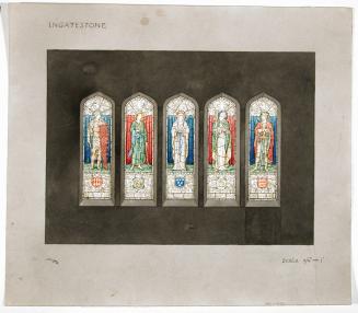 Saint Sebastian; Saint John; Our Lady of Lourdes; Saint Erconwald; Saint Edward