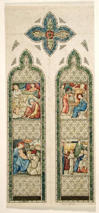 Nativity; Adoration of the Magi; Christ in the Carpenter's Shop; Christ Among the Doctors in the Temple