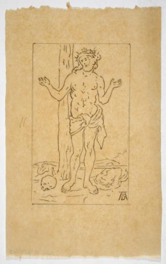 Christ in Barren Landscape