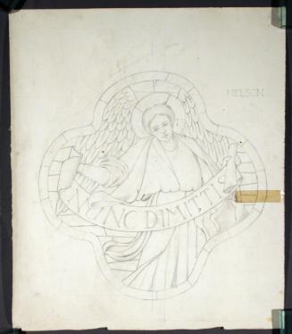 Tracery - Angel with Scroll