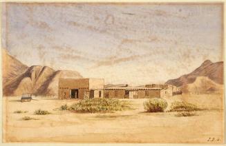 Sacaton Stage Station near the Pima Villages, Arizona, in 1876