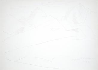 Mountain Landscape with Clouds