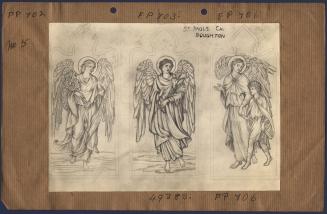 Angel with Roses; Angel with Lilies; Gaurdian Angel with Boy
