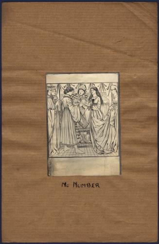 Marriage of Tristam and Isoude [?]