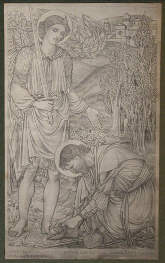 Michael the Archangel [?] with Kneeling Saint