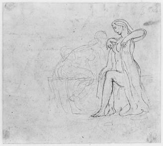 Seated Woman Undressing