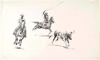 Two Cowboys and a Steer