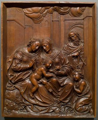 The Holy Family with Saint Anne and John as a Boy