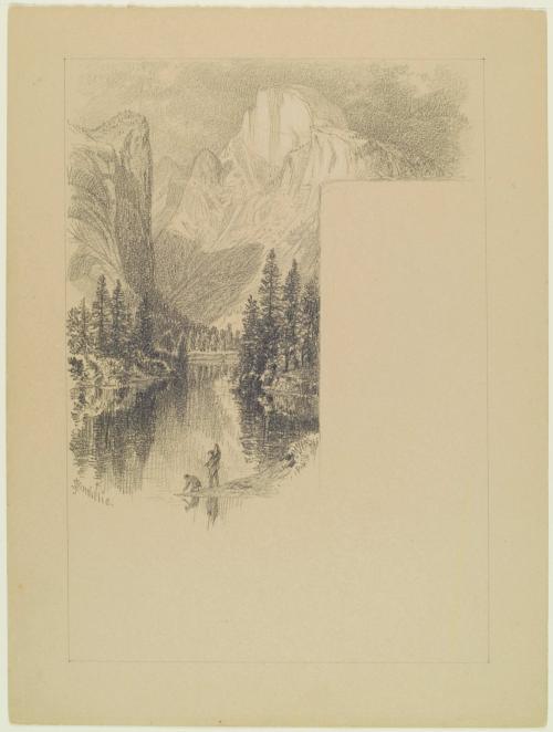Half-Dome, from the Merced River