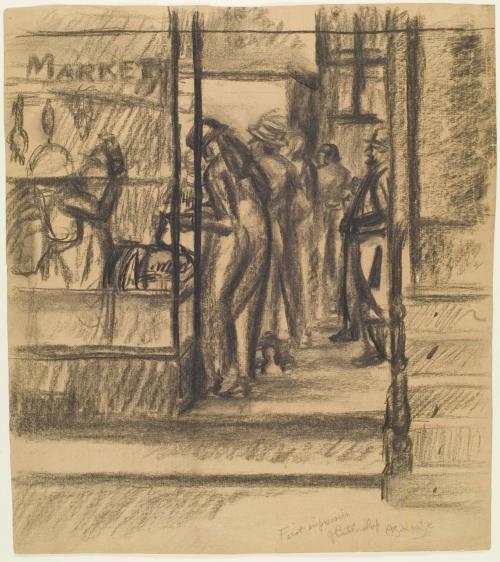 Study for the Butcher Shop