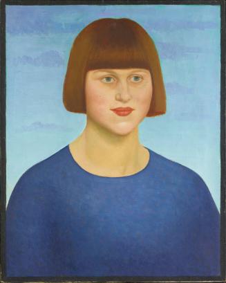 Portrait of a Girl in a Blue Jersey (Carrington)