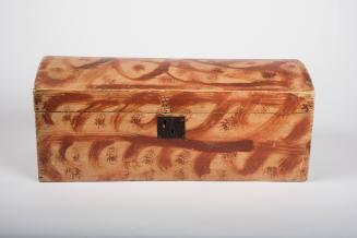 Orange on White Decorated Box