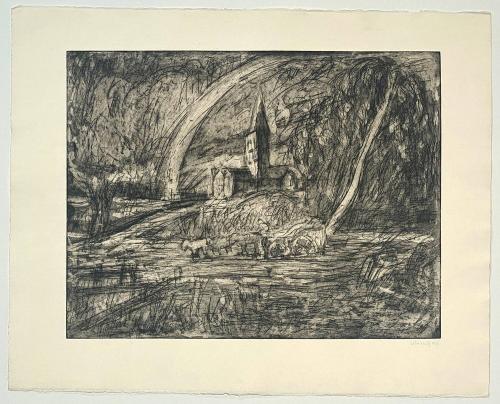 After Constable - Salisbury Cathedral