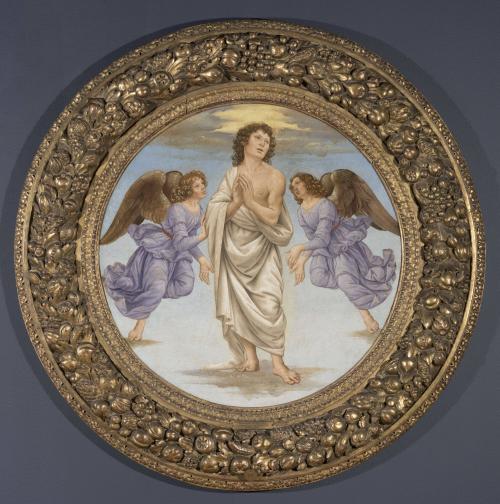 Ascension of Young Saint (Saint Louis of Toulouse?)