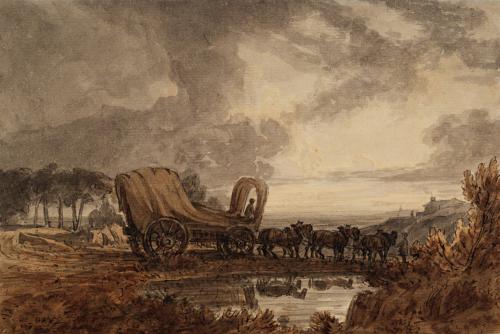 Wagon at Eve