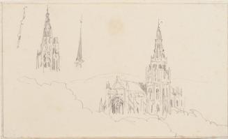 Sketches of the Church at Caudebec