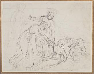 Allegory of Charity; Female Figures with a Dragon