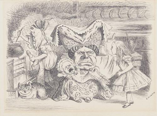 Illustration to "Alice in Wonderland"