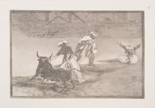 They play another with the cape in an enclosure (Capean otro encerrado)