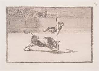 The agility and audacity of Juanito Apiñani in the ring at Madrid (Ligereza y atrevimiento de Juanito Apinani en la plaza de Madrid)