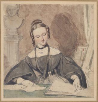 Lady in a Library