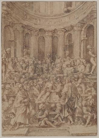 Title page for Andreas Vesalius' "Fabrica"