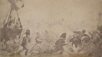 British Repulsing the French