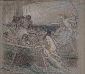 First study for Ulysses and the Sirens
