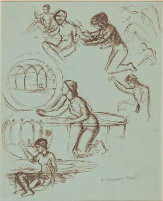 Studies for Lady of Shalott