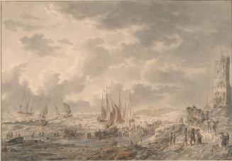 Coastal Scene with Figures