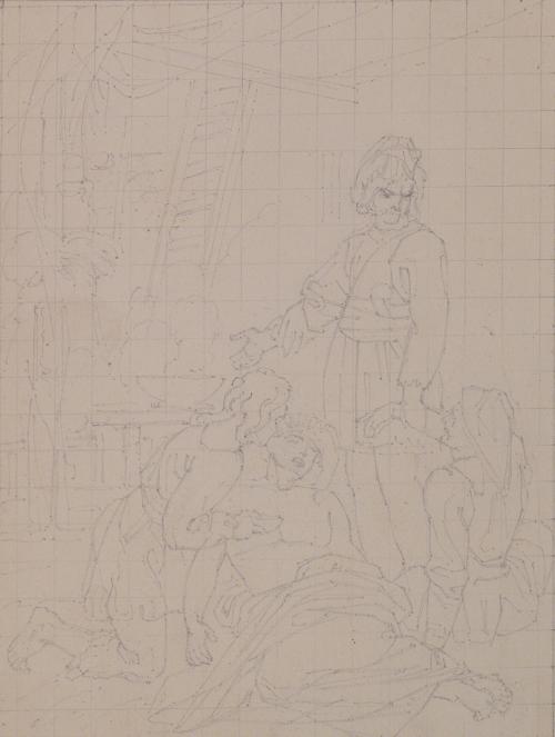Illustration to "Robinson Crusoe"