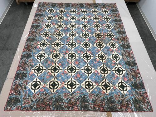 English chintz quilt