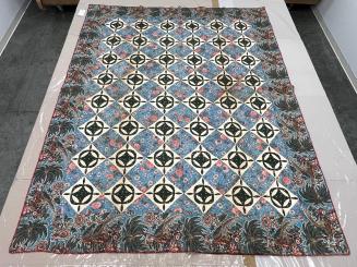 English chintz quilt