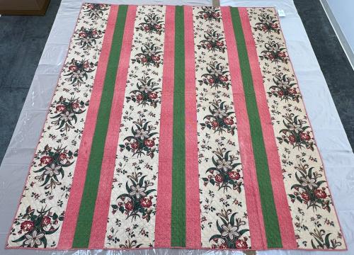 English chintz quilt