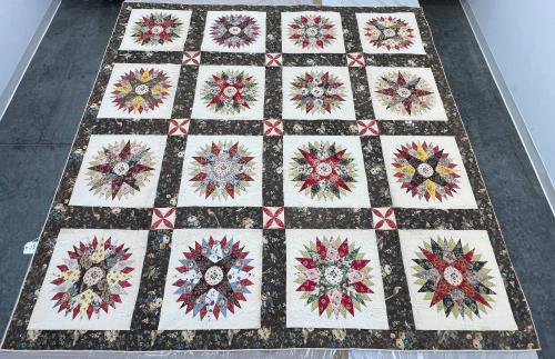 American patchwork quilt