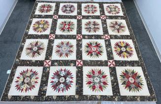 American patchwork quilt