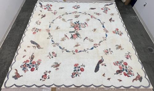 English applique quilt