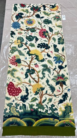 English embroidered panel