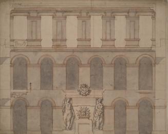 Project for the West Wall of the Hall, Blenheim
