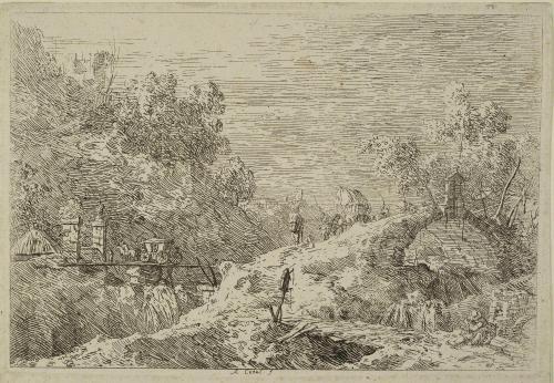 The Mountain Landscape (Le Paysage Alpestre avec Trois Ponts)